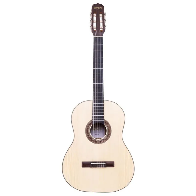 Violão Rozini rx210.ac. F. LP Clássico Nylon Natural