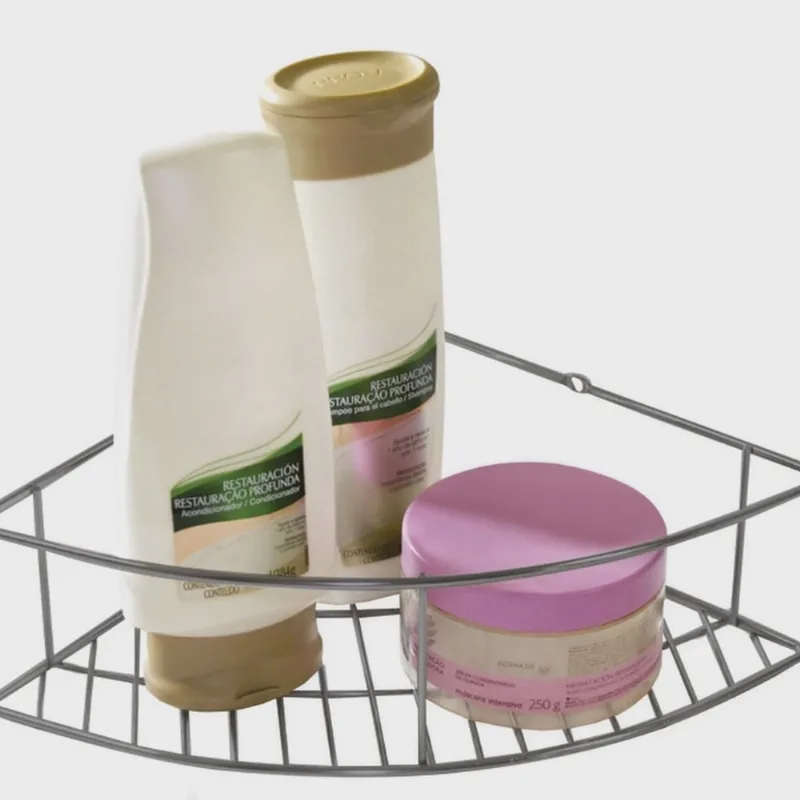 Porta Shampoo de Canto Acbt 9 Cm X 23 Cm Aço