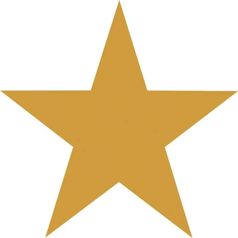 Estrelinha Ouro C/210 Etiqueta