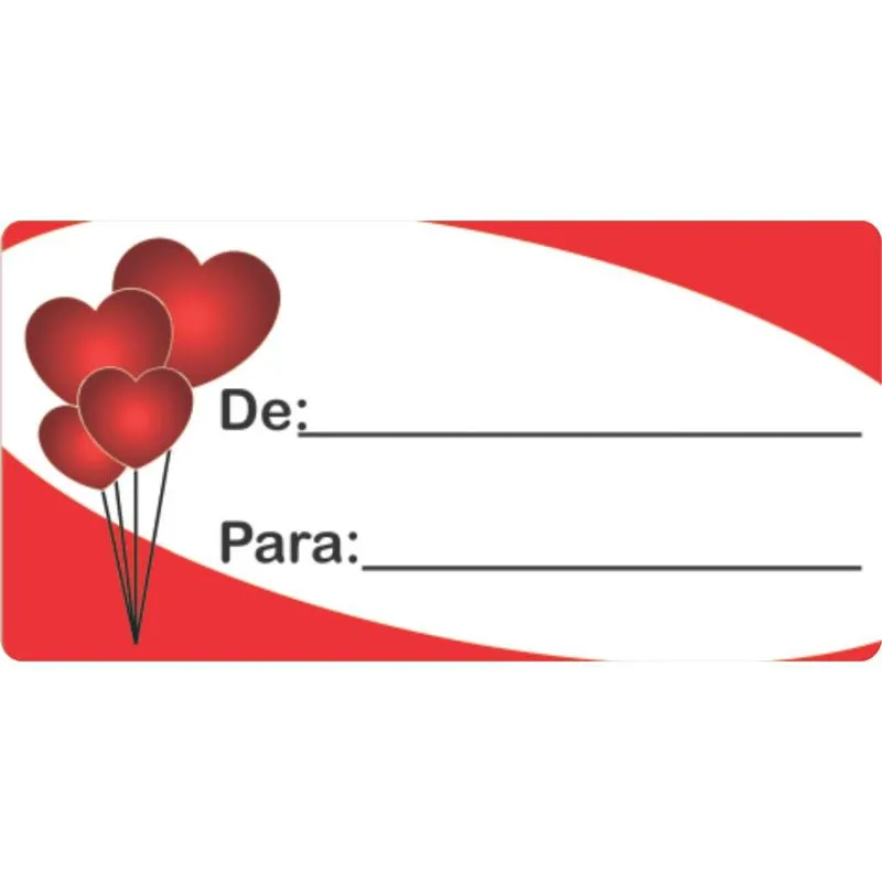 DE/PARA Retangular Coracao