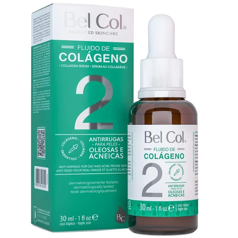 Bel Col 2 Fluido de Colágeno Pele Oleosa | Acne