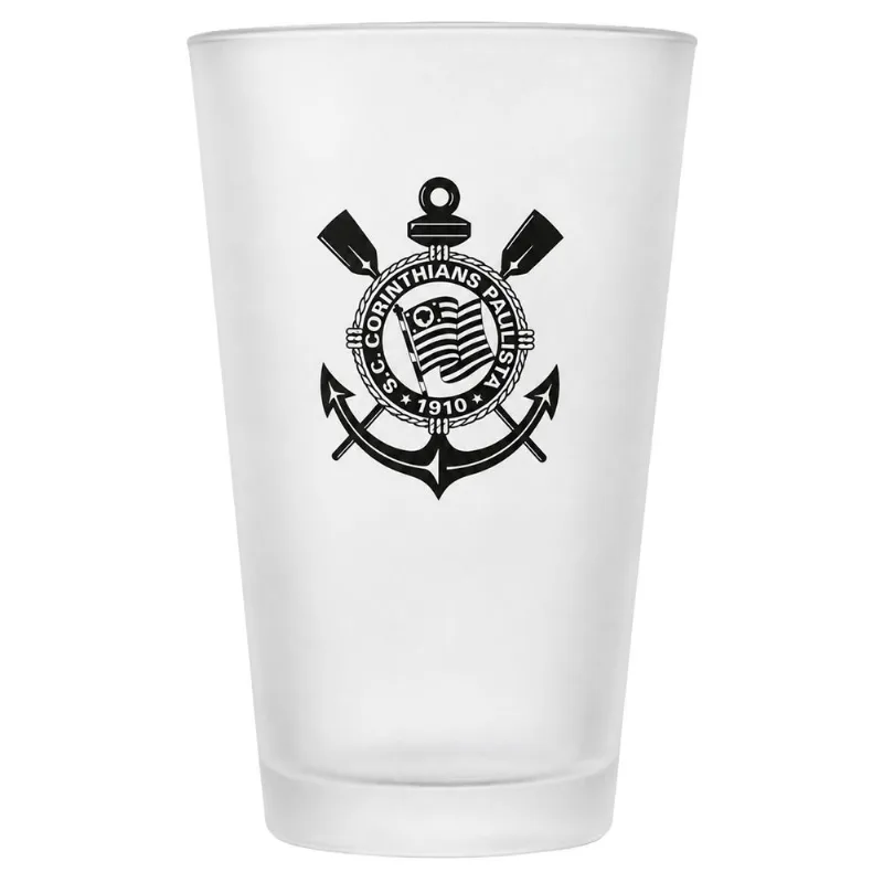 Copo Corinthians Caipirinha 450ml em Vidro Allmix