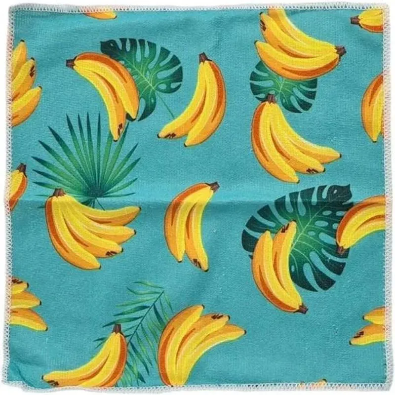 Pano Multiuso Microfibra Frutas 30X30Cm Super Clean Arqplast