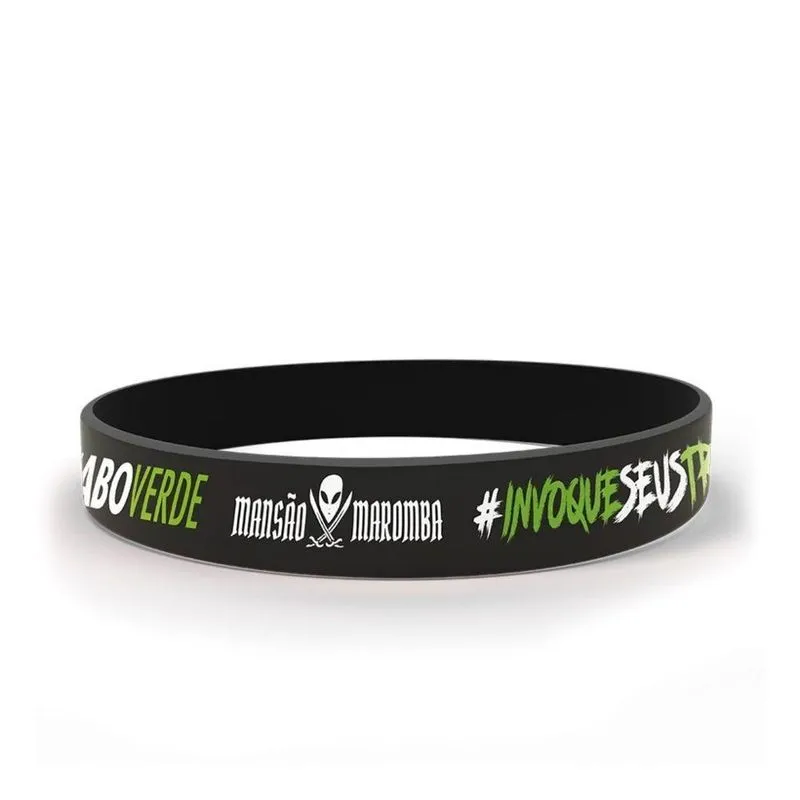 Pulseira De Silicone Mansão Maromba Padrão Único
