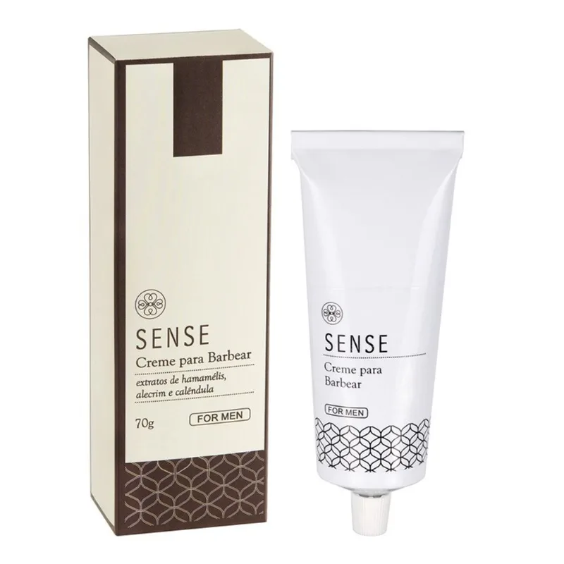 Creme De Barbear Sense 70g Flora Vie