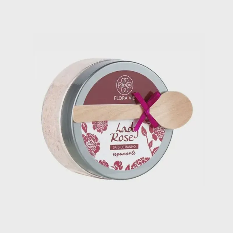Sais de Banho Espumante Lady Rose Flora Vie 200g