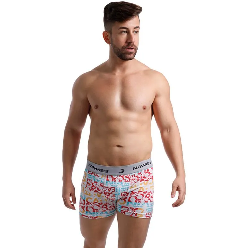 Kit 2 Cuecas Boxer em Cotton Nawes Kit com 2 Cuecas Boxer em Cotton Nawes