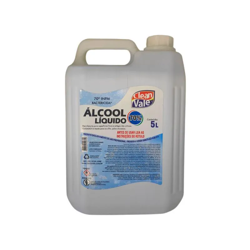 Álcool Gel 70º - Clean Vale (5kg)