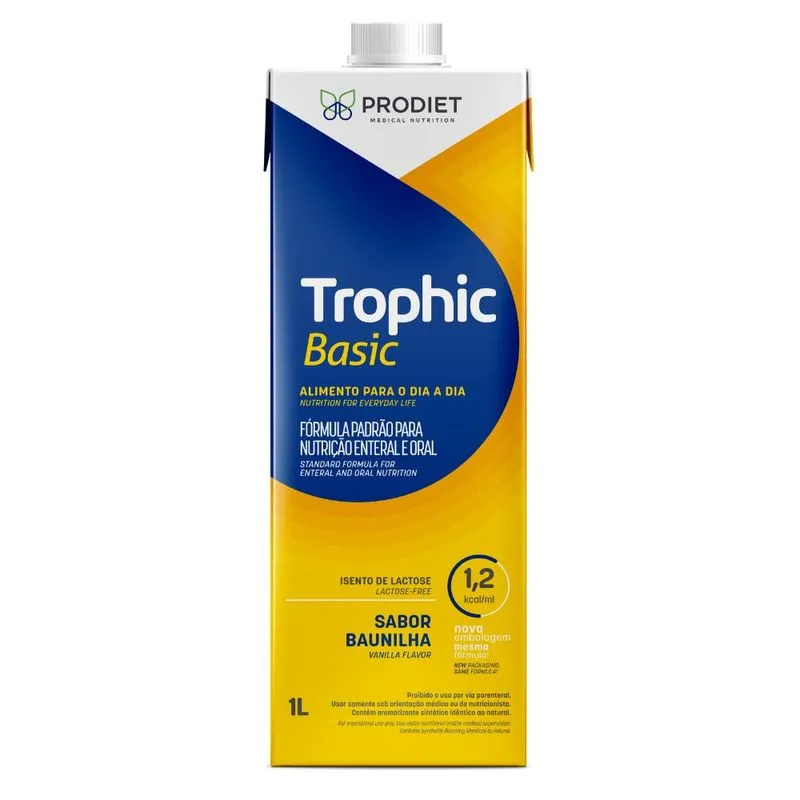 Trophic Basic Sabor Baunilha Zero Lactose 1L