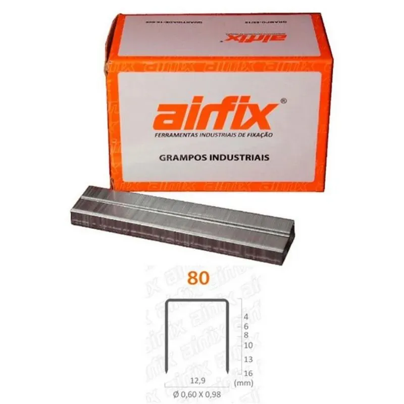 Grampo Para Grampeador 80/13 Cx 10.000 - Airfix