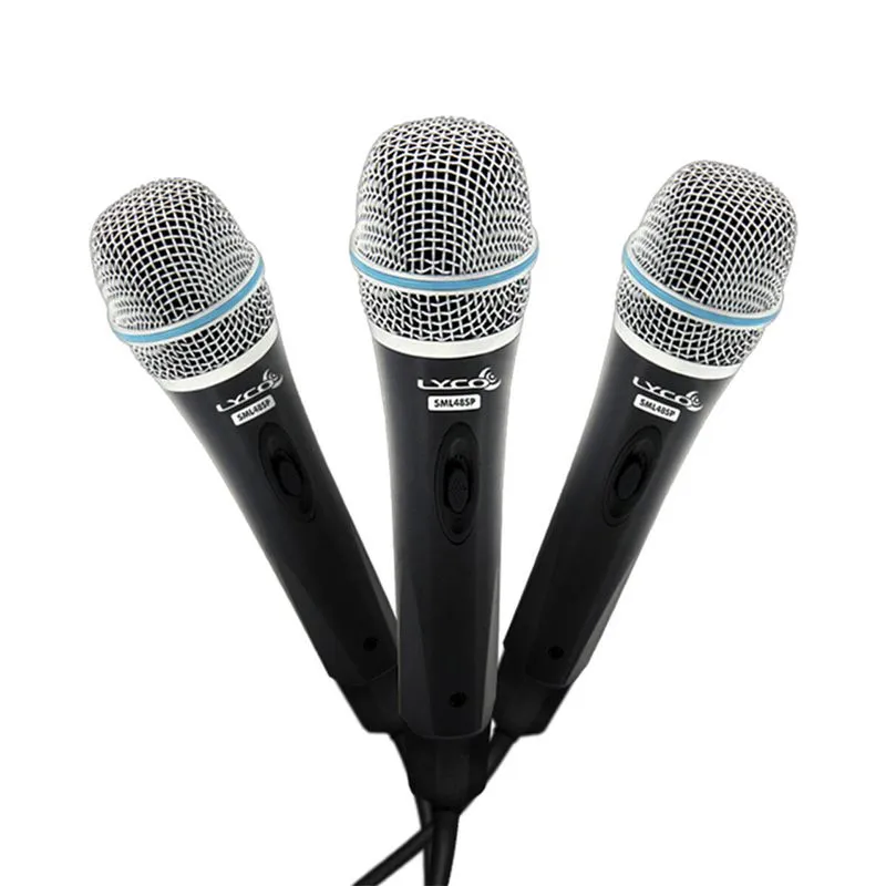 Kit Microfones Com Fio Lyco Sml48sp-3