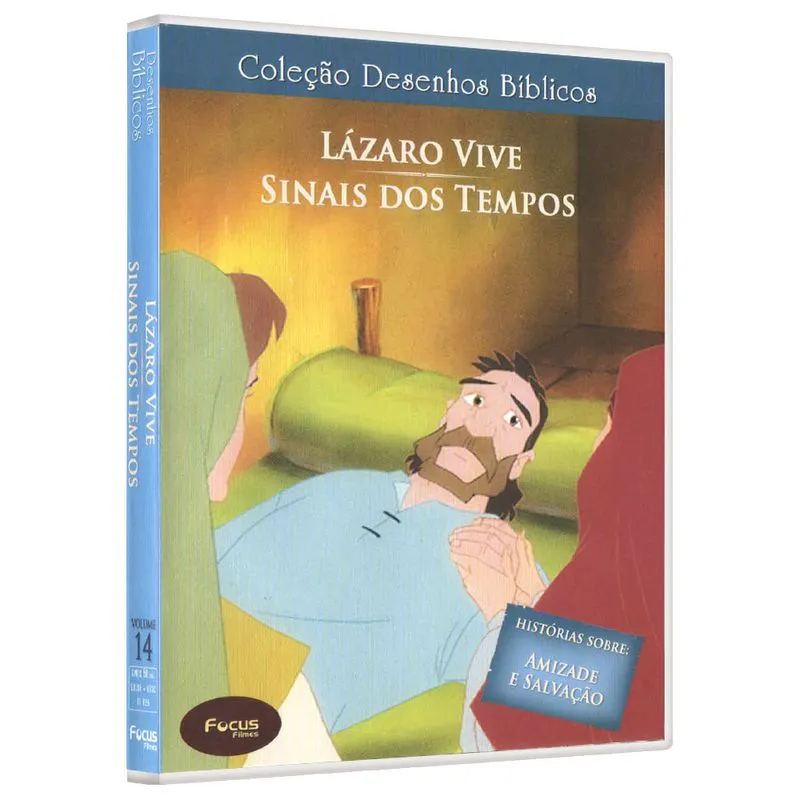 DVD - Coleção Desenhos Bíblicos: Lázaro Vive Sinais dos Tempos
