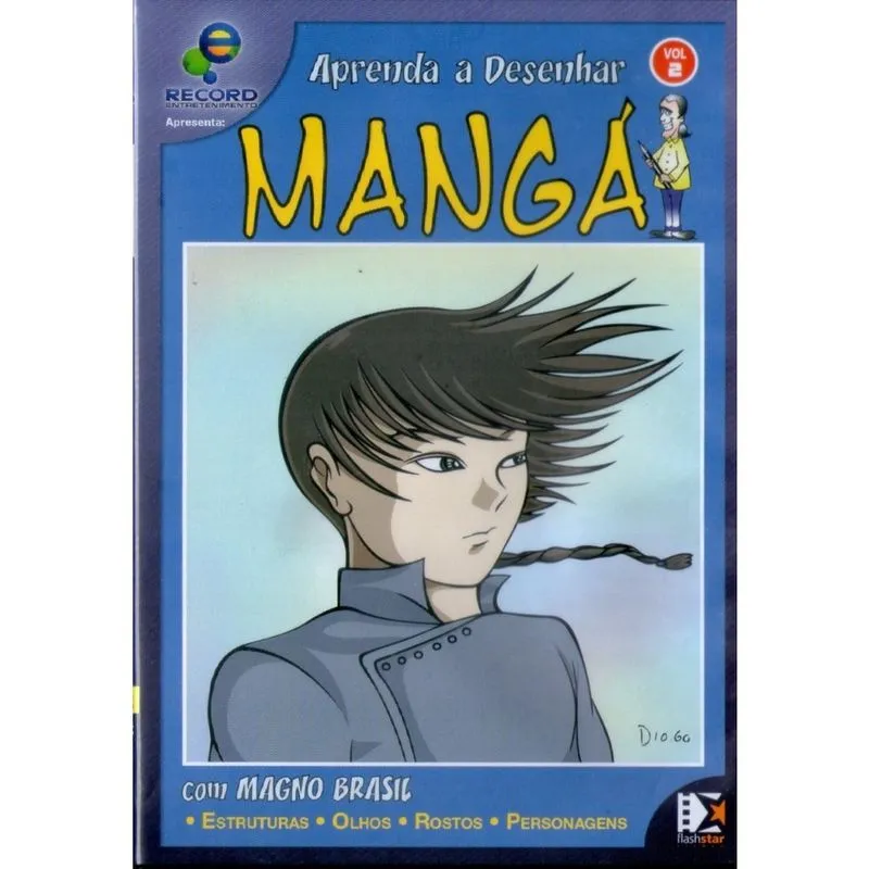 Dvd Aprenda A Desenhar Mangá - Com Magno Brasil, Vol. 2