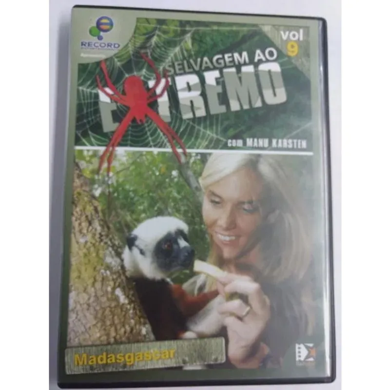 Selvagem ao extremo vol 9 madagascar dvd original lacrado