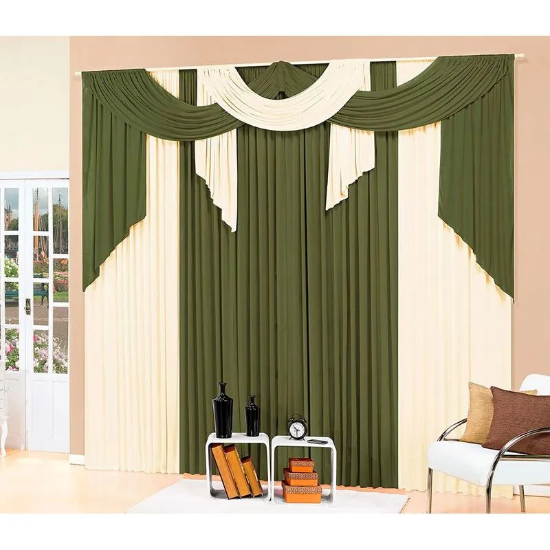 Cortina Elegance 3m- Verde Taipa