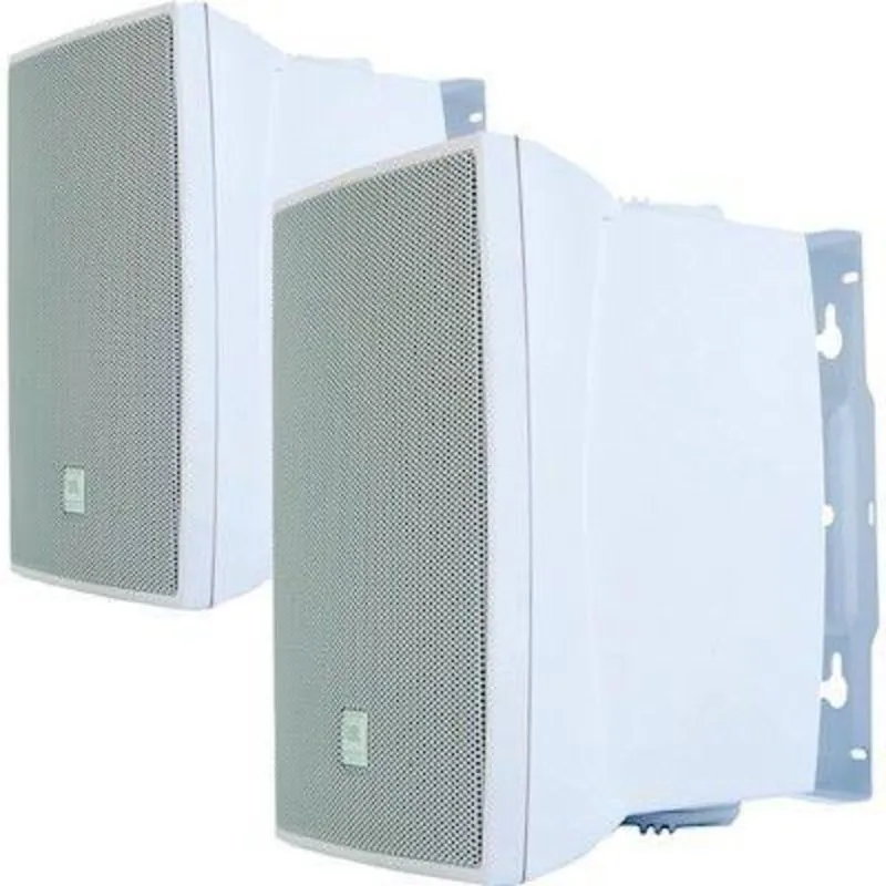 Par de Caixas de Som Acústica JBL C521B Passiva Branca - 80 Watts RMS