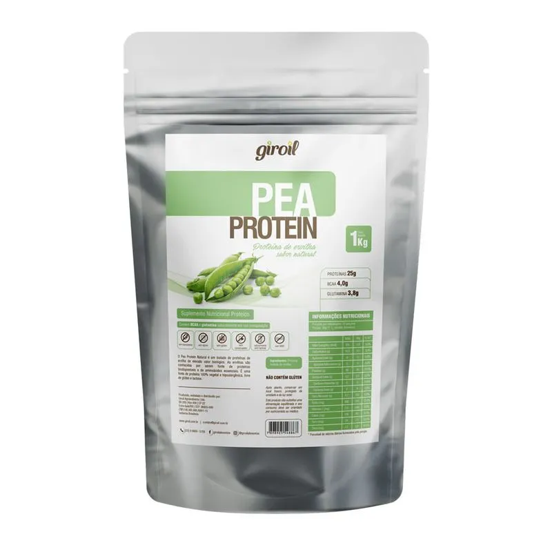 Proteína de Ervilha Sabor Natural Giroil 1KG