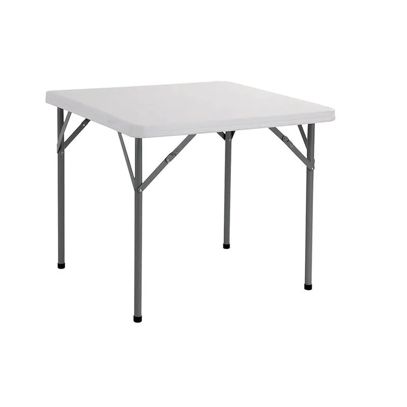 Mesa Quadrada Dobrável 86 x 86cm Duratec