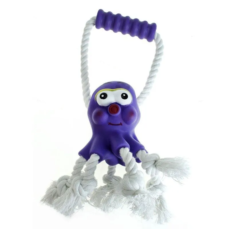 Brinquedo com Corda e Puxador Polvo American Pets