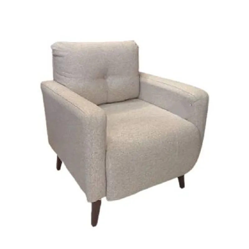 Poltrona Decorativa Bahamas F490 Bege - Matrix