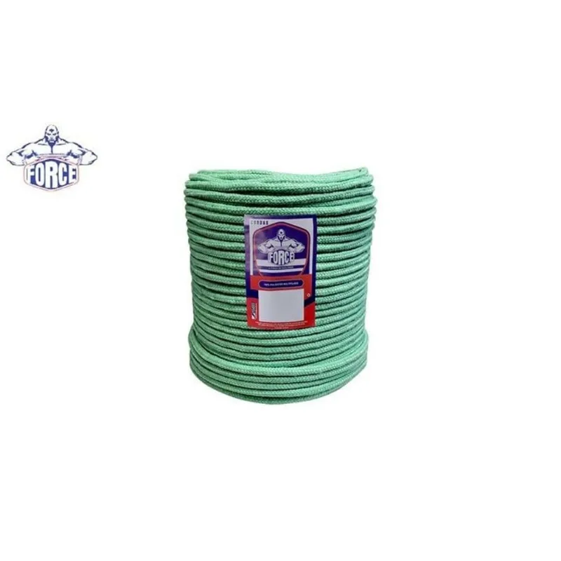 Corda Poliéster Trançada 4mm Verde 440m Force