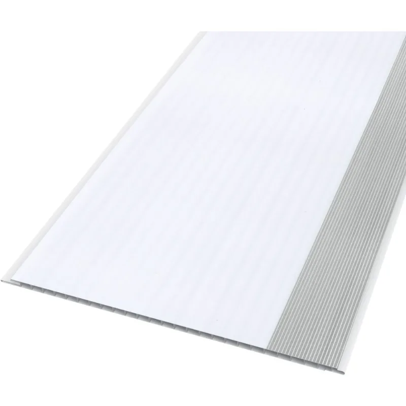 Forro de PVC Laminado Ruffino 7mm x 25cm x 4,00m Linear Metalizado