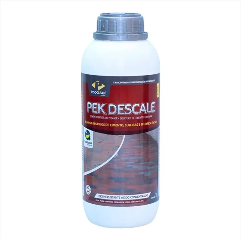 Pek Descale 1l Removedor De Cimento, Sujeiras Eflorescências