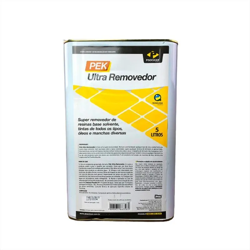Pek Ultra Removedor De Resinas Base Solvente 5 Litros