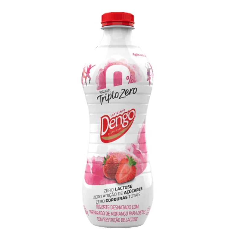 IOGURTE DENGO ZERO LACTOSE MORANGO 800G