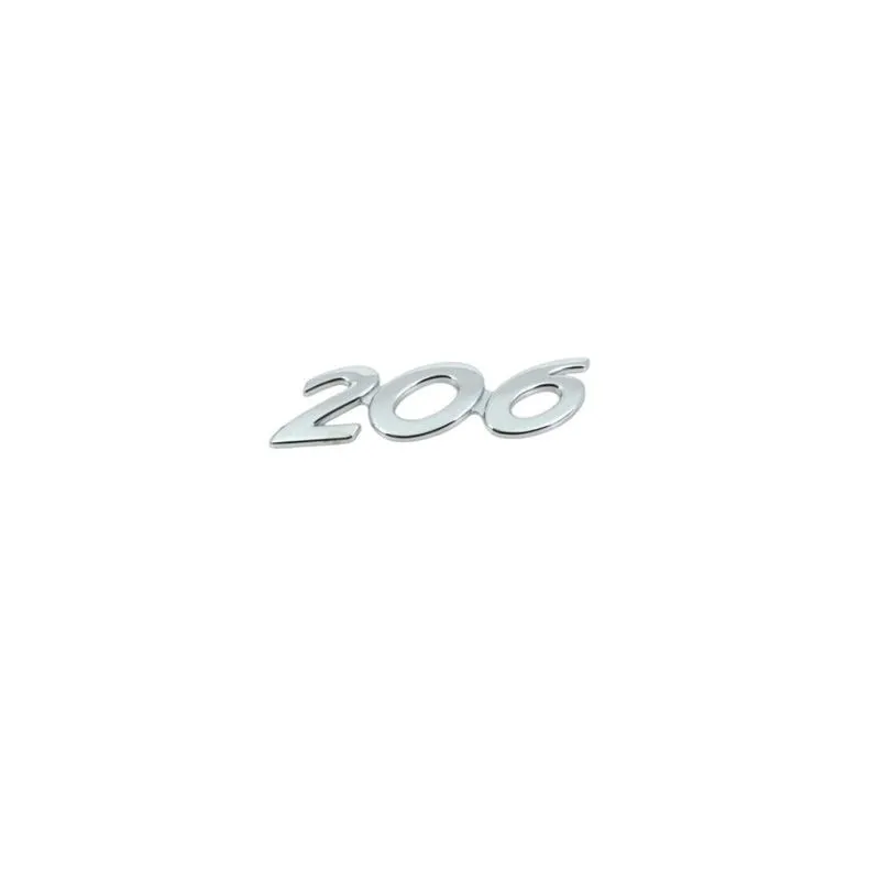 Peugeot 206 Emblema Tampa Traseira Genuíno 8663XV