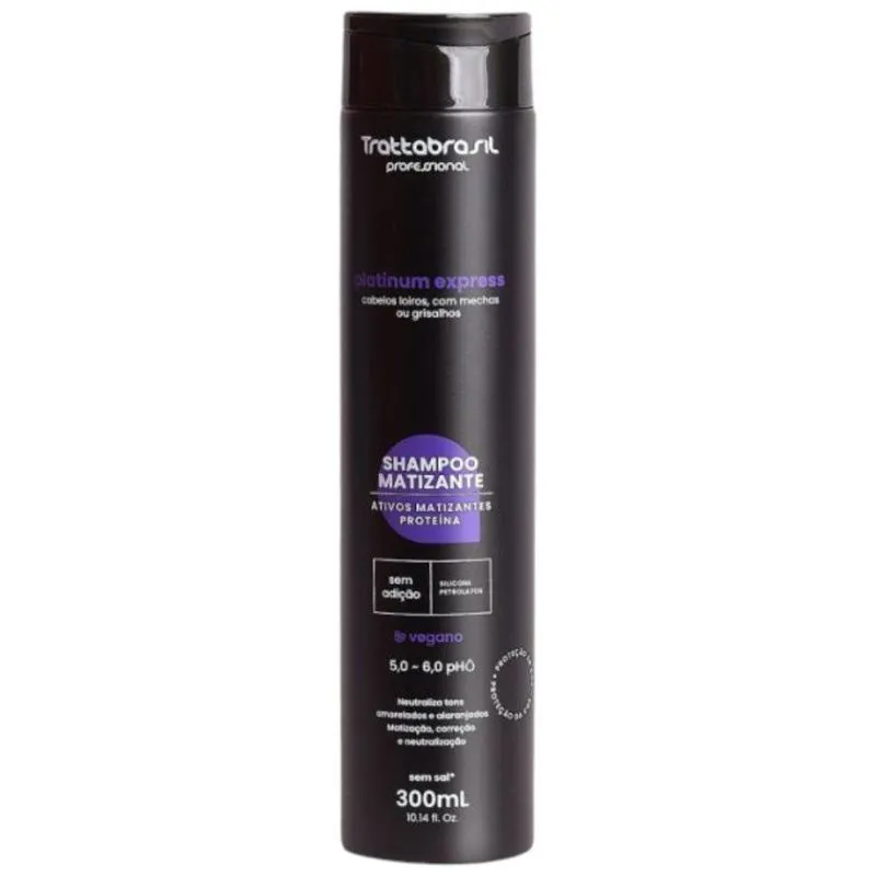 Shampoo Trattabrasil Matizante Platinum 300ml (MP)