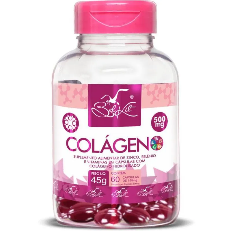 Colágeno Belkit Vitaminas 500mg 60 Capsulas