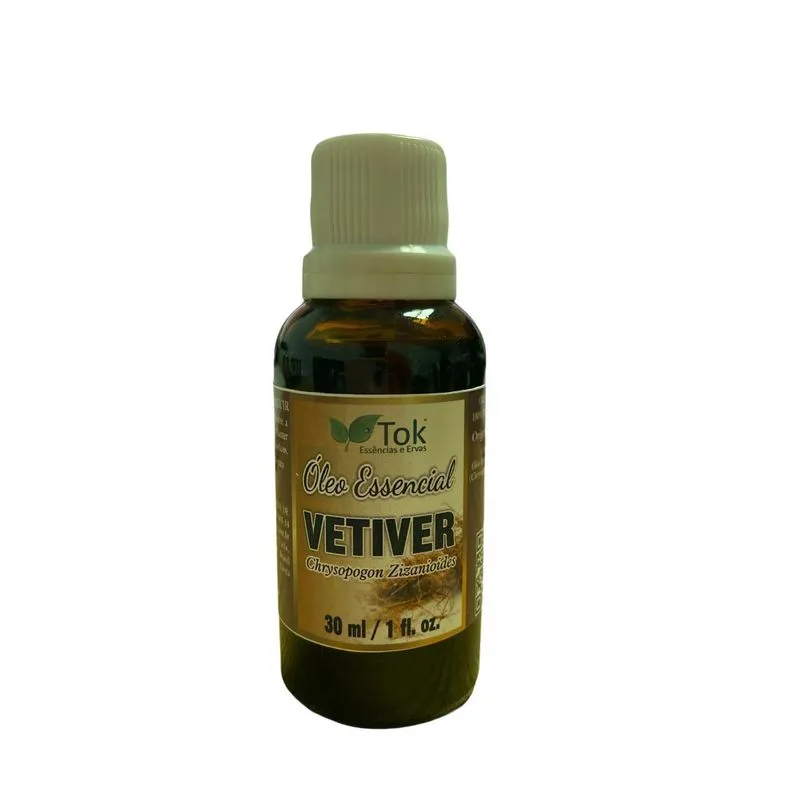 Óleo Essencial Vetiver - Tok Essências - 30ml