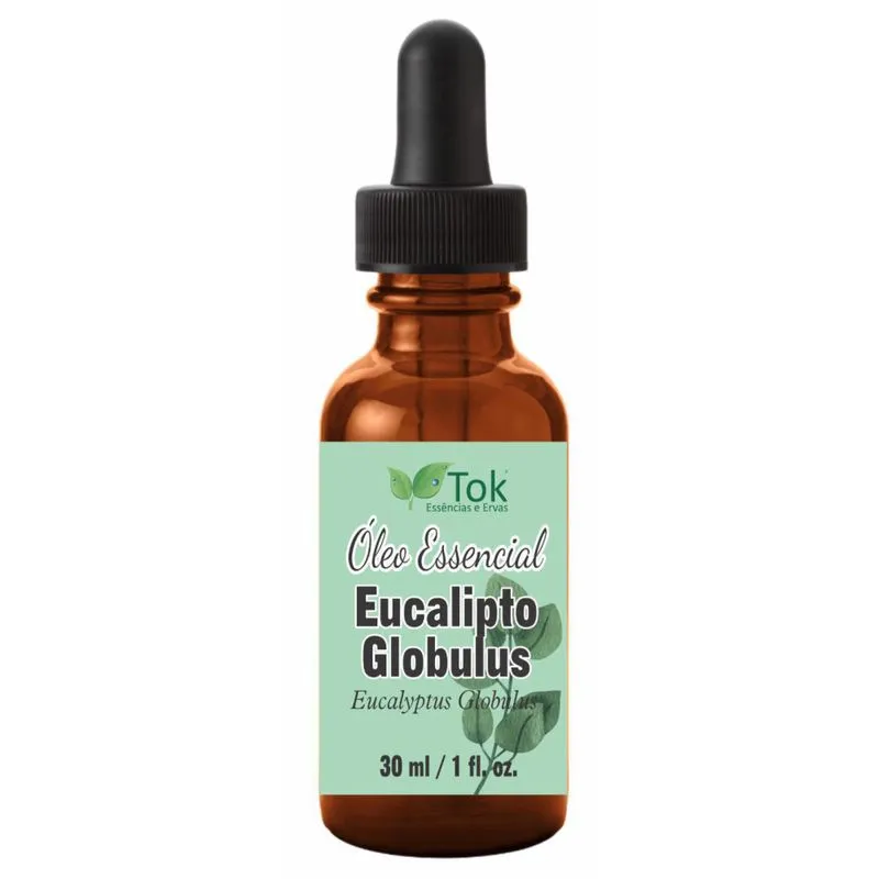 Óleo Essencial Eucalipto Glóbulus - Tok Essências - 30Ml