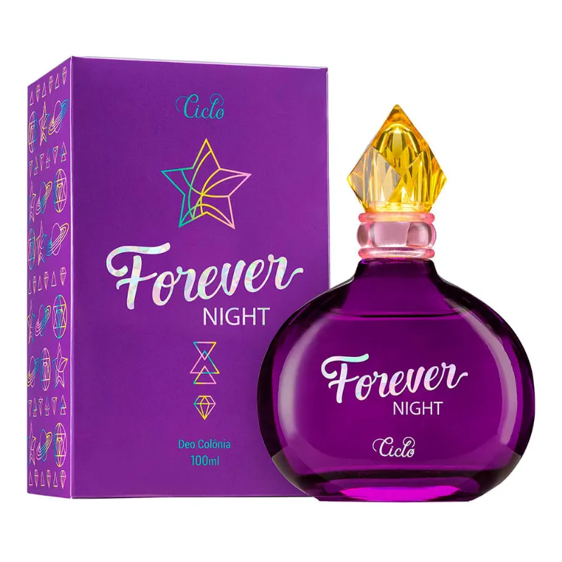 Forever Night Ciclo Cosméticos - Perfume Feminino - Deo Colônia 100ml