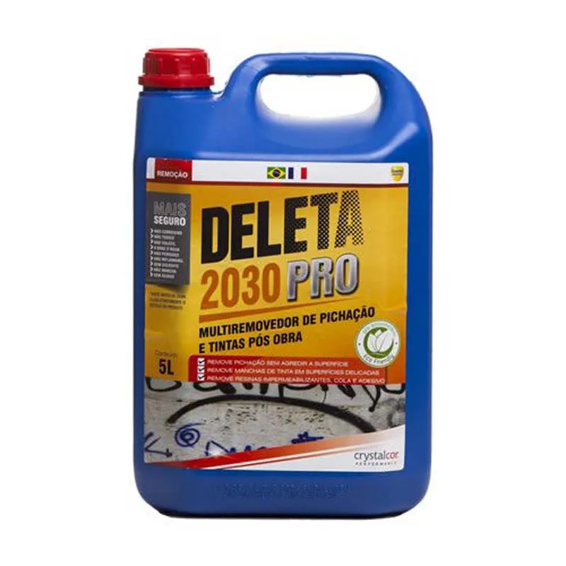Deleta 2030 Pro Removedor Pichação Tinta 5lt Performance Eco