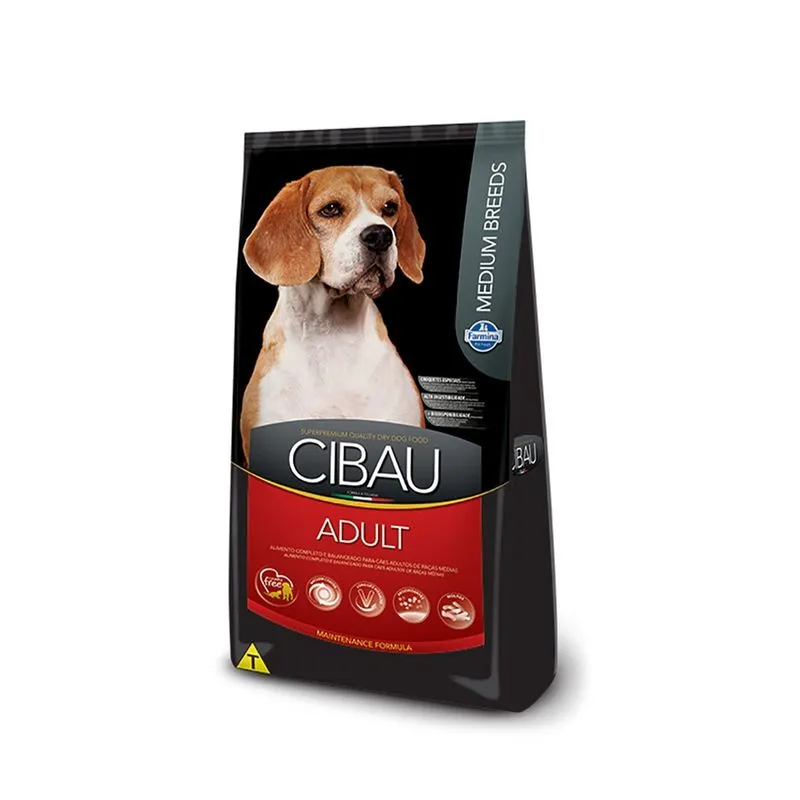 Ração Cibau Cães Adultos Raças Médias - 15kg