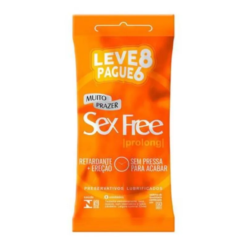 Sexfree Prolong Preservativo C-8
