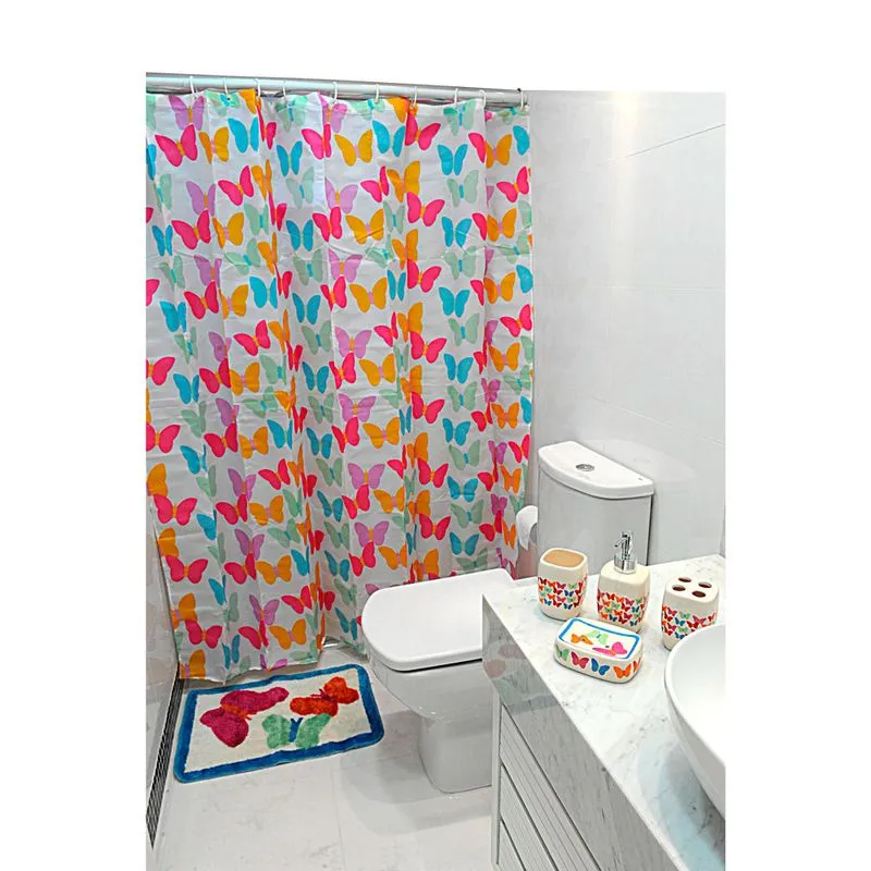 Set Acessórios Banheiro Pacific Club 7Pcs Pólen 734_51287 Multicolorido Vizapi