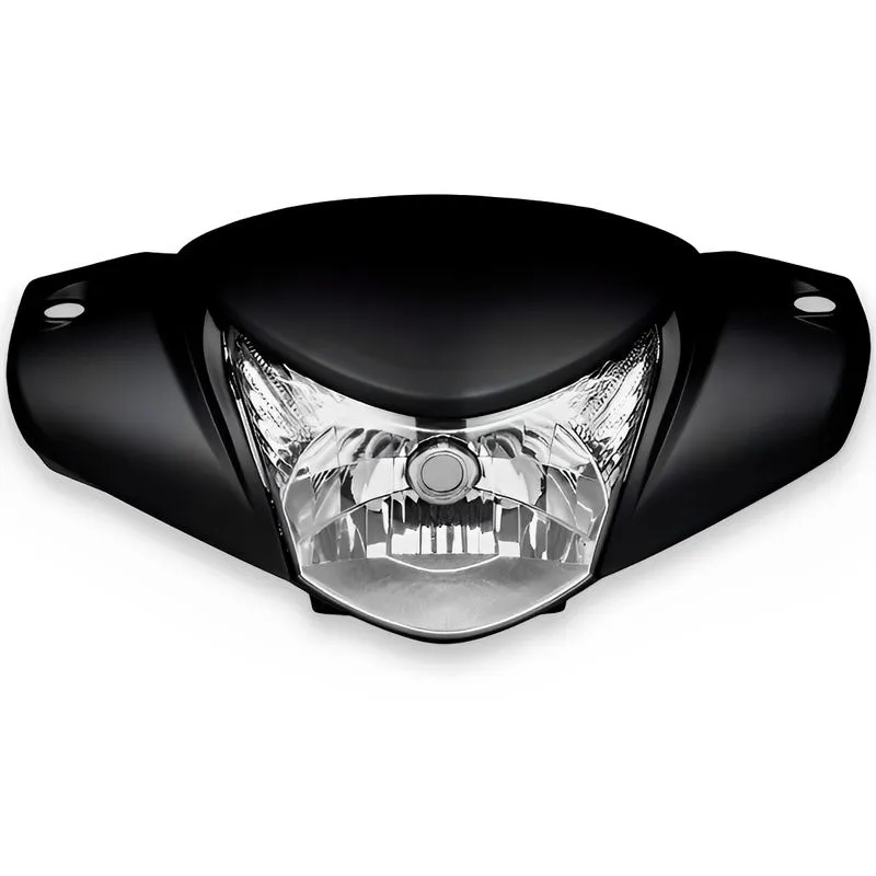 Frente Farol Completo Biz 100 125 2011 Até 2015 Preto Fosco