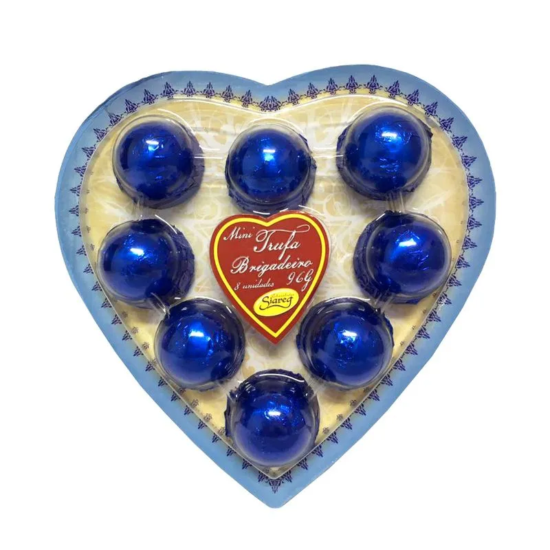 Trufa Recheada Brigadeiro Coração 96g - Siareg