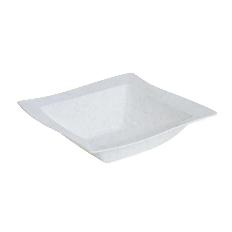 Saladeira Moove Quadrada 2l Mármore Em Policarbonato Linha Profissional Cook Vem