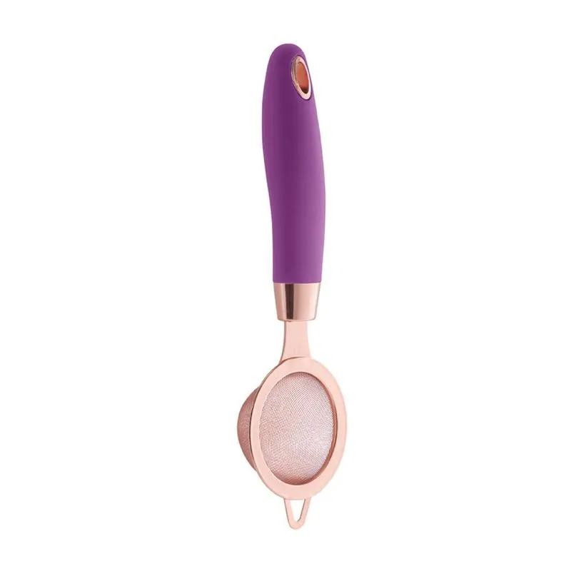 Peneira Utensilio Cozinha Paramount Rose Gold Mini Aço Inox