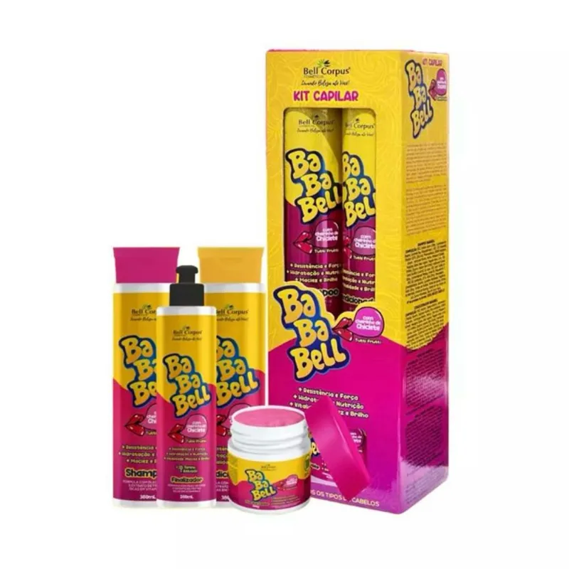 Kit Capilar Bababell Tutti Frutti Com 4 Itens Bell Corpus
