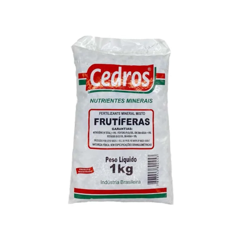 Fertilizante frutiferas cedros saco 1KG - CED208 U