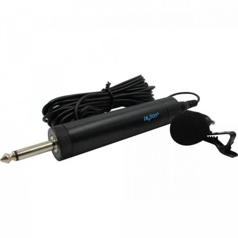 Microfone de Lapela Leson ML100-S Preto