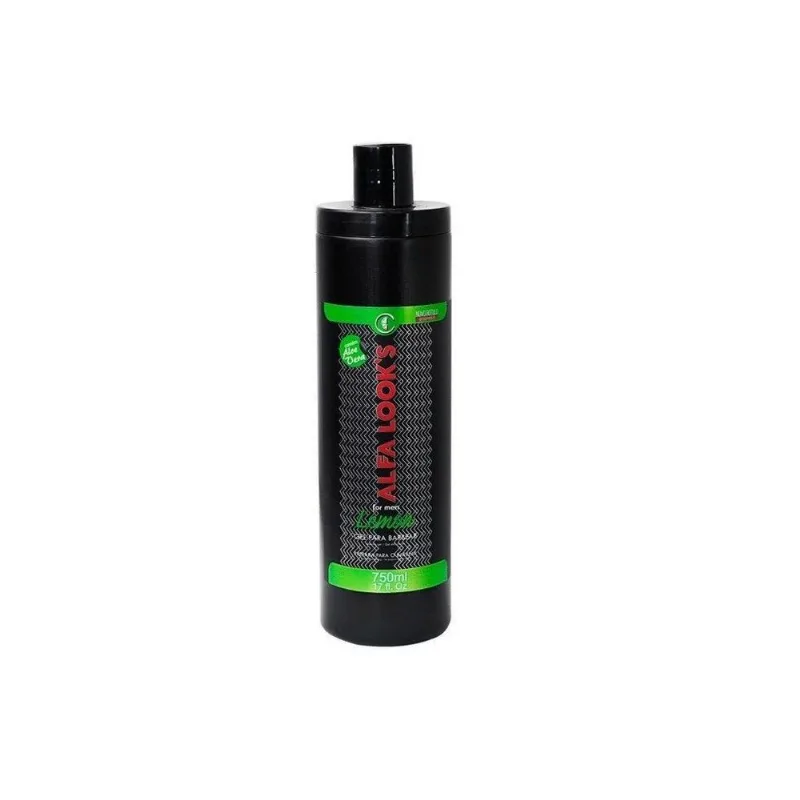 Gel Barbear Shaving Lemon Alfa Looks 750ml - Refrescante