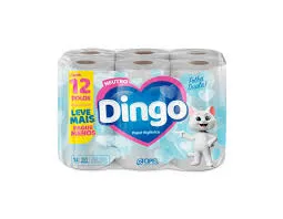 PAPEL HIGIENICO DINGO BR II - 12 X 20 M - FL DUPLA