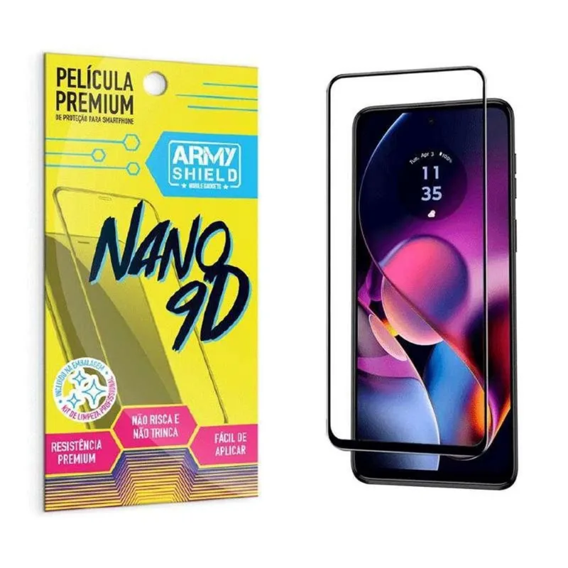 Película Nano 9D Indestrutível Moto G54 6.5 - Armyshield