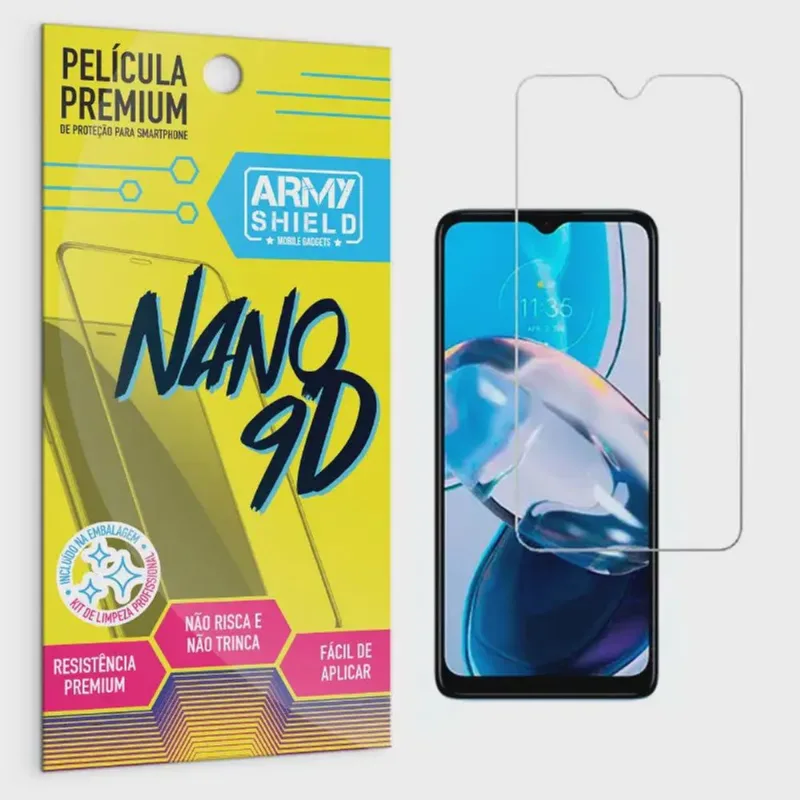 Película Moto E22 Nano Cerâmica 9D - Armyshield